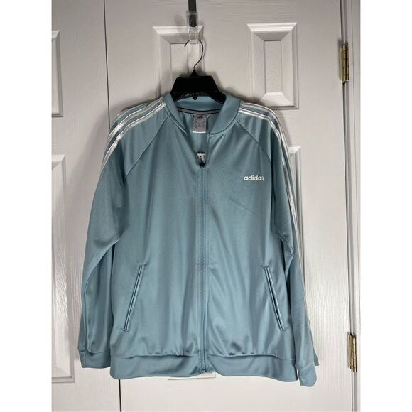 NWT Adidas Womens Blue Jacket Size XL - Picture 1 of 4